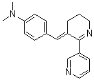 3-[p-(Dimethylamino)benzylidene]-3,4,5,6-tetrahydro-2,3'-bipyridine molecular structure (CAS 32013-69-7)