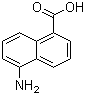 结构式 CAS# 32018-88-5, 5-氨基萘-1-甲酸
