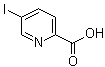 structure of CAS# 32046-43-8, 5-Iodo-2-pyridinecarboxylic acid;5-Iodopicolinic acid