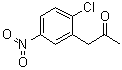 结构式 CAS# 320576-24-7, 1-(2-氯-5-硝基苯基)-2-丙酮
