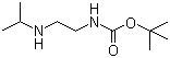 structure of CAS# 320580-88-9, tert-Butyl 2-(isopropylamino)ethylcarbamate;N-[2-[(1-methylethyl)amino]ethyl]carbamic acid tert-butyl ester