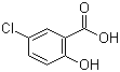 5-氯代水杨酸分子结构 (CAS 321-14-2)