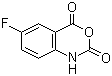 结构式 CAS# 321-69-7, 5-氟靛红酸酐
