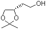 结构式 CAS# 32233-43-5, (S)-4-(2-羟基乙基)-2,2-二甲基-1,3-二氧戊环