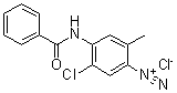 结构式 CAS# 32348-81-5, 耐晒红紫 LB 盐