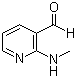 结构式 CAS# 32399-08-9, 2-甲胺基-3-吡啶甲醛