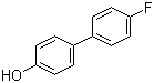 structure of CAS# 324-94-7, 4-Hydroxy-4'-fluorobiphenyl;4-(4'-Fluorophenyl)phenol; 4'-Fluoro[1,1'-biphenyl]-4-ol