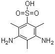 structure of CAS# 32432-55-6, 3,5-Diamino-2,4,6-trimethylbenzenesulfonic acid