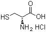 结构式 CAS# 32443-99-5, D-半胱氨酸盐酸盐; D-beta-巯基丙氨酸盐酸盐