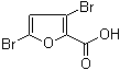 结构式 CAS# 32460-08-5, 3,5-二溴-2-呋喃羧酸