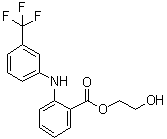 结构式 CAS# 32508-98-8, beta-羟基乙基氟灭酸酯