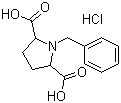 结构式 CAS# 325146-20-1, 1-苄基-2,5-吡咯烷二甲酸盐酸盐