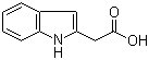 structure of CAS# 32588-36-6, 1H-Indole-2-acetic acid;2-Indolylacetic acid; Indole-2-acetic acid