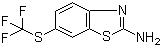 structure of CAS# 326-45-4, 2-Amino-6-(trifluoromethylsufanyl)benzothiazole