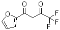 结构式 CAS# 326-90-9, 4,4,4-三氟-1-(2-呋喃基)-1,3-丁烷二酮