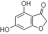 structure of CAS# 3260-49-9, 4,6-Dihydroxy-3-benzofuranone;4,6-Dihydroxy-3-coumaranone; 4,6-Dihydroxybenzofuran-3(2H)-one; NSC 19025