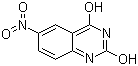 structure of CAS# 32618-85-2, 2,4-Dihydroxy-6-nitroquinazoline