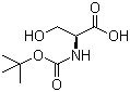 Boc-L-Serine molecular structure (CAS 3262-72-4)