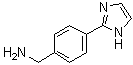 4-(1H-咪唑-2-基)苯甲胺分子结构 (CAS 326409-72-7)