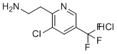 structure of CAS# 326816-37-9, 2-[3-Chloro-5-(trifluoromethyl)pyridin-2-yl]ethanamine hydrochloride