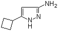 结构式 CAS# 326827-21-8, 3-氨基-5-环丁基-1H-吡唑