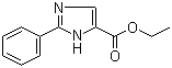 结构式 CAS# 32683-00-4, 2-苯基咪唑-5-羧酸乙酯