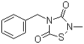 结构式 CAS# 327036-89-5, 4-苄基-2-甲基-1,2,4-噻二唑烷-3,5-二酮