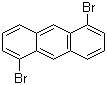 结构式 CAS# 3278-82-8, 1,5-二溴蒽