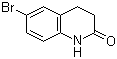 结构式 CAS# 3279-90-1, 6-溴-1,2,3,4-四氢-2-喹啉酮