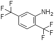 structure of CAS# 328-93-8, 2,5-Bis(trifluoromethyl)aniline