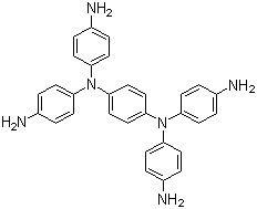 结构式 CAS# 3283-07-6, N,N,N',N'-四(对氨基苯基)对苯二胺