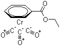 结构式 CAS# 32874-26-3, (苯甲酸)铬三羰基乙酯