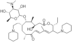 结构式 CAS# 328898-40-4, 泰地罗新