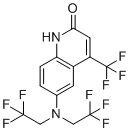 structure of CAS# 328947-93-9, 6-(Bis-(2,2,2-trifluoroethyl)amino)-4-trifluoromethyl-1H-quinolin-2-one;LGD-2226