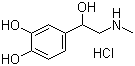 结构式 CAS# 329-63-5, (+/-)-肾上腺素盐酸盐; 盐酸肾上腺素