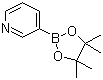structure of CAS# 329214-79-1, 3-Pyridineboronic acid pinacol ester;3-(4,4,5,5-Tetramethyl-1,3,2-dioxaborolan-2-yl)pyridine