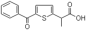 噻洛芬酸分子结构 (CAS 33005-95-7)