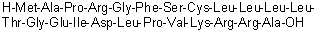 Protein Humanin [14-Glycine] (human) molecular structure (CAS 330936-70-4)