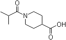 structure of CAS# 330985-26-7, 1-Isobutyrylpiperidine-4-carboxylic acid