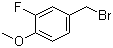 3-Fluoro-4-methoxybenzyl bromide molecular structure (CAS 331-61-3)