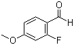 2-氟-4-甲氧基苯甲醛分子结构 (CAS 331-64-6)