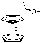 (+)-1-Ferrocenylethanol molecular structure (CAS 33136-66-2)