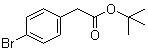 结构式 CAS# 33155-58-7, 4-溴苯乙酸叔丁酯
