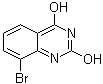 结构式 CAS# 331646-99-2, 8-溴喹唑啉-2,4-二醇