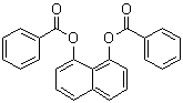 结构式 CAS# 331711-99-0, 1,8-萘二酚二苯甲酸酯