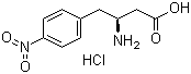structure of CAS# 331763-77-0, (S)-3-Amino-4-(4-nitrophenyl)butyric acid;(betaS)-beta-Amino-4-nitrobenzenebutanoic acid hydrochloride
