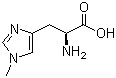 1-甲基-L-组氨酸分子结构 (CAS 332-80-9)