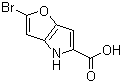 structure of CAS# 332099-11-3, 2-Bromo-4H-furo[3,2-b]pyrrole-5-carboxylic acid