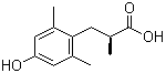 (alphaS)-4-羟基-alpha,2,6-三甲基苯丙酸分子结构 (CAS 332186-76-2)