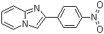 结构式 CAS# 3323-26-0, 2-(4-硝基苯基)咪唑并[1,2-a]吡啶